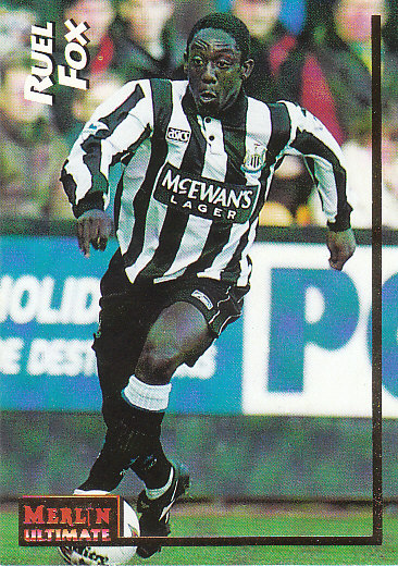 Ruel Fox Newcastle United 1995/96 Merlin Ultimate #153